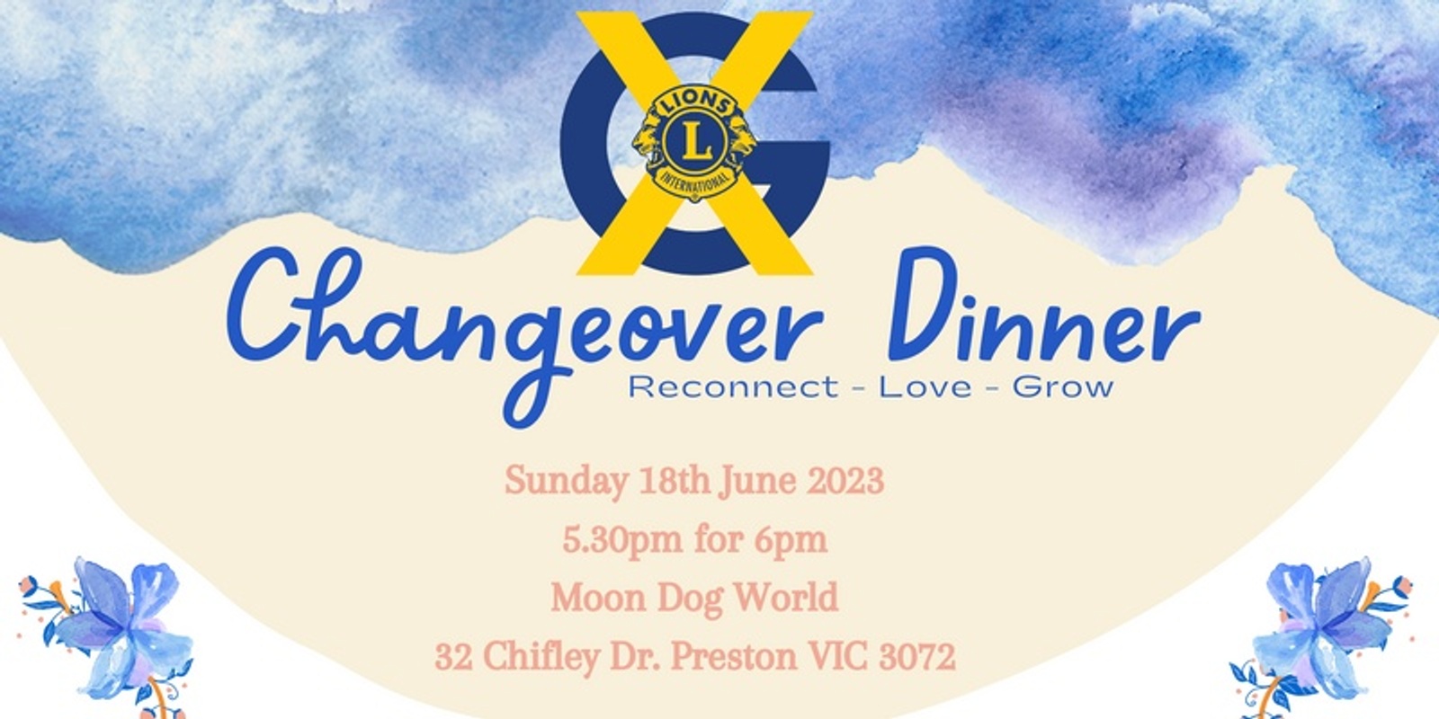 Banner image for  Lions Club of Melbourne Next Gen- Changeover