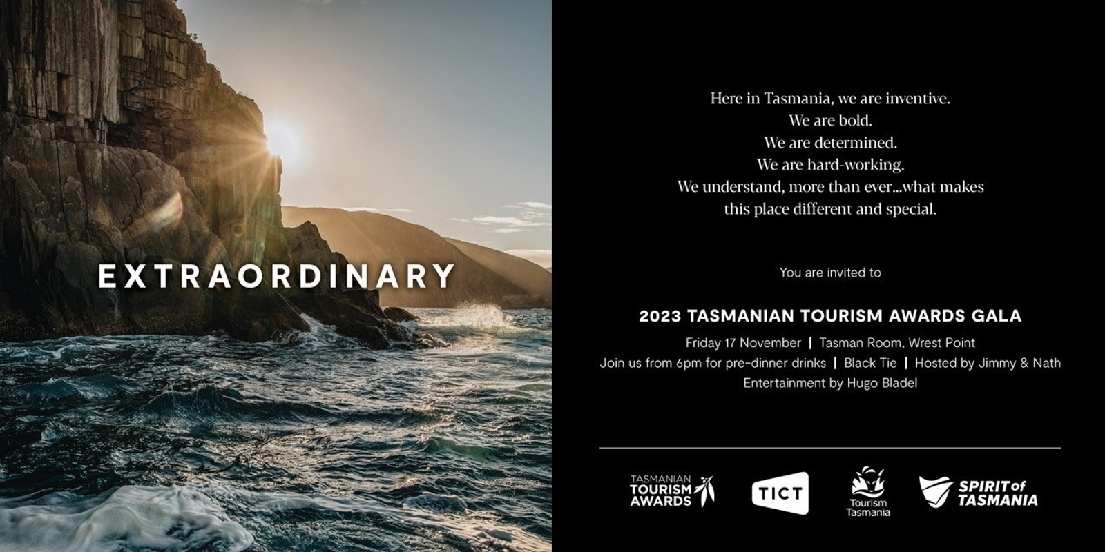 Banner image for 2023 Tasmanian Tourism Awards Gala