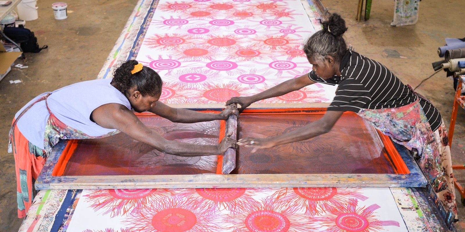 Banner image for Songlines - An introduction to Indigenous hand printing & use of licensed designs: DIA Online Sessions
