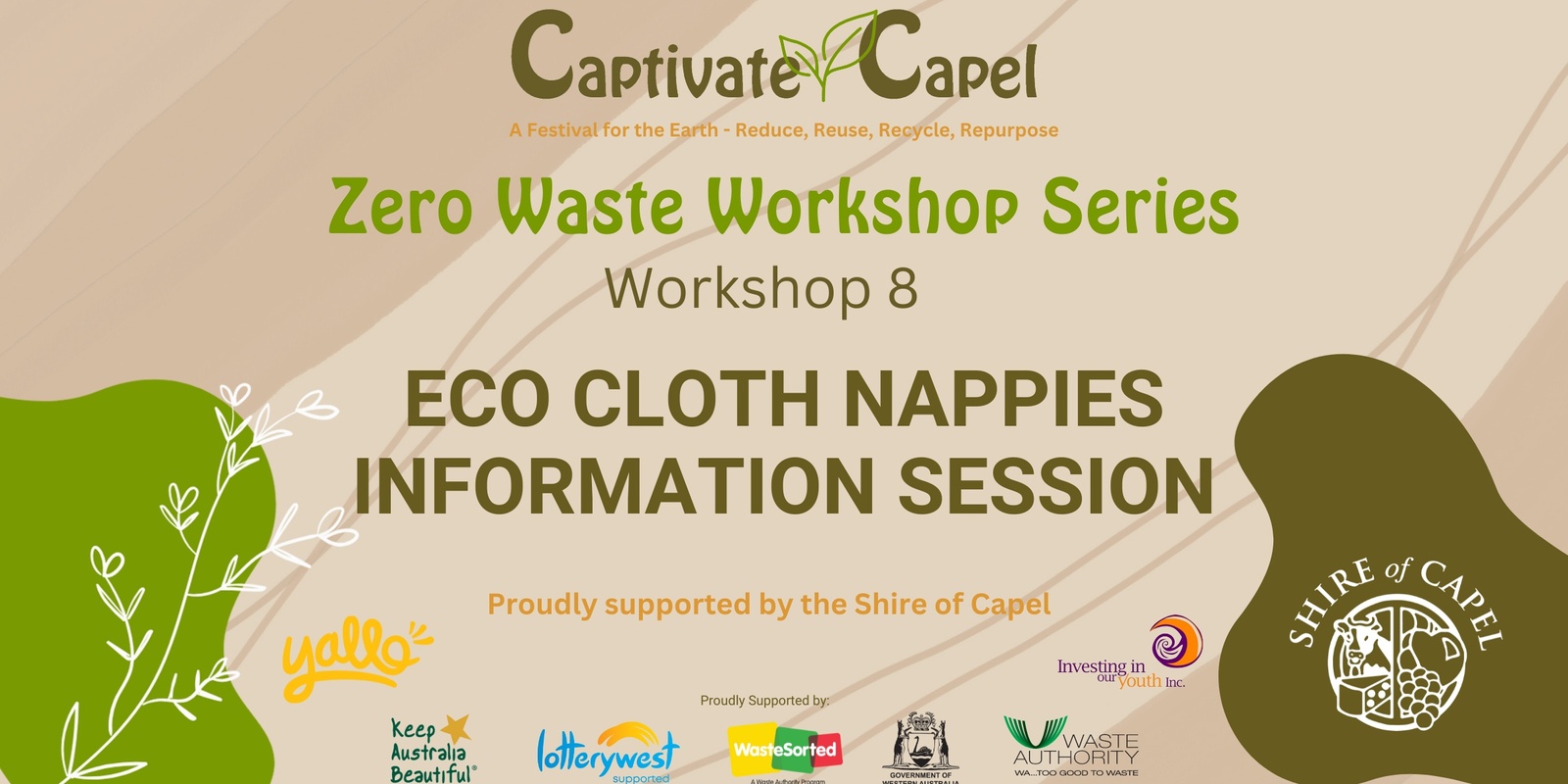 Banner image for Captivate Capel - Zero Waste Workshops Series 8