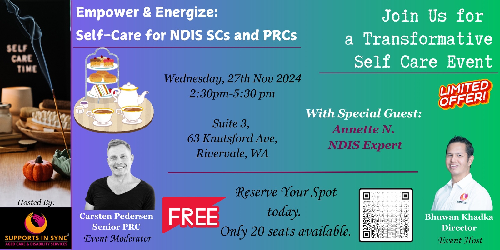 Banner image for Empower & Energize: Self-Care for NDIS SCs and PRCs