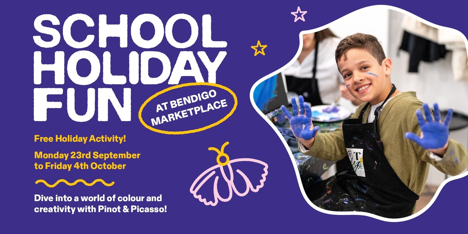 Banner image for Pinot & Picasso School Holiday Workshop