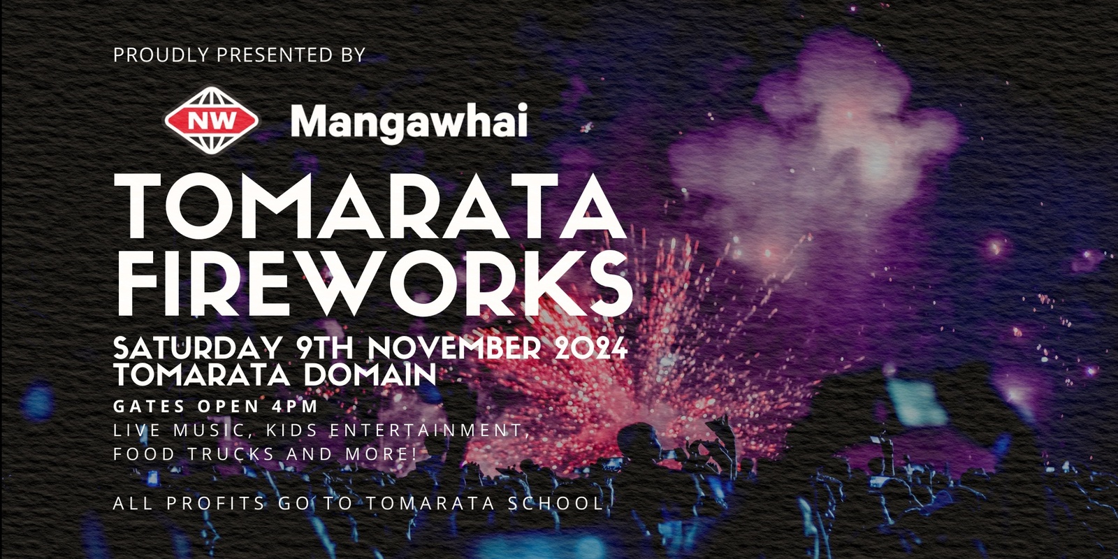 Banner image for Tomarata Fireworks 2024