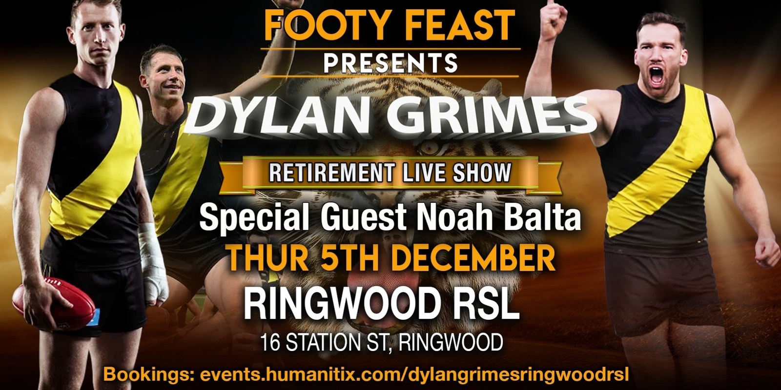 Banner image for Dylan Grimes Retirement "Live Show"