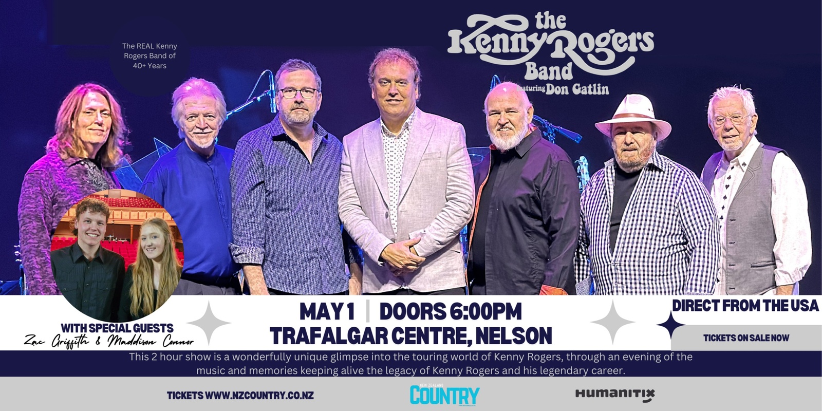 Banner image for Kenny Rogers Band NZ Tour Nelson