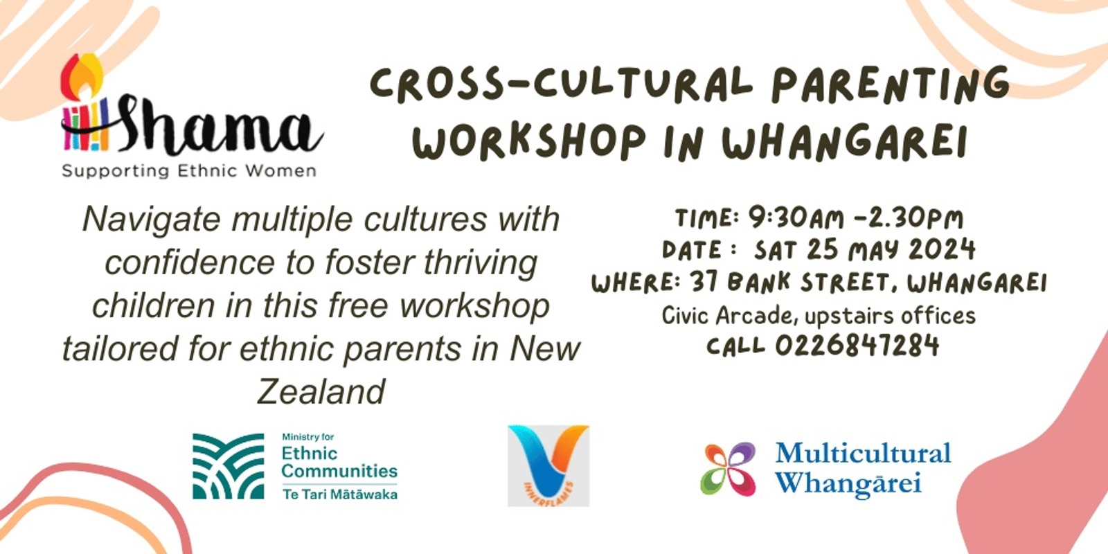 Banner image for Cross-Cultural Parenting Workshop in Whangarei May 2024