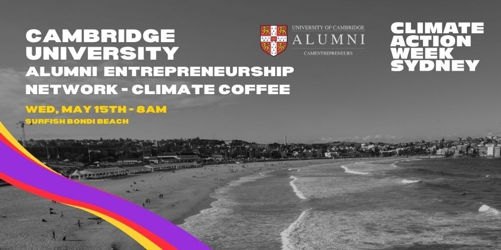 Banner image for Cambridge University Alumni Entrepreneurship Network - Climate Coffee