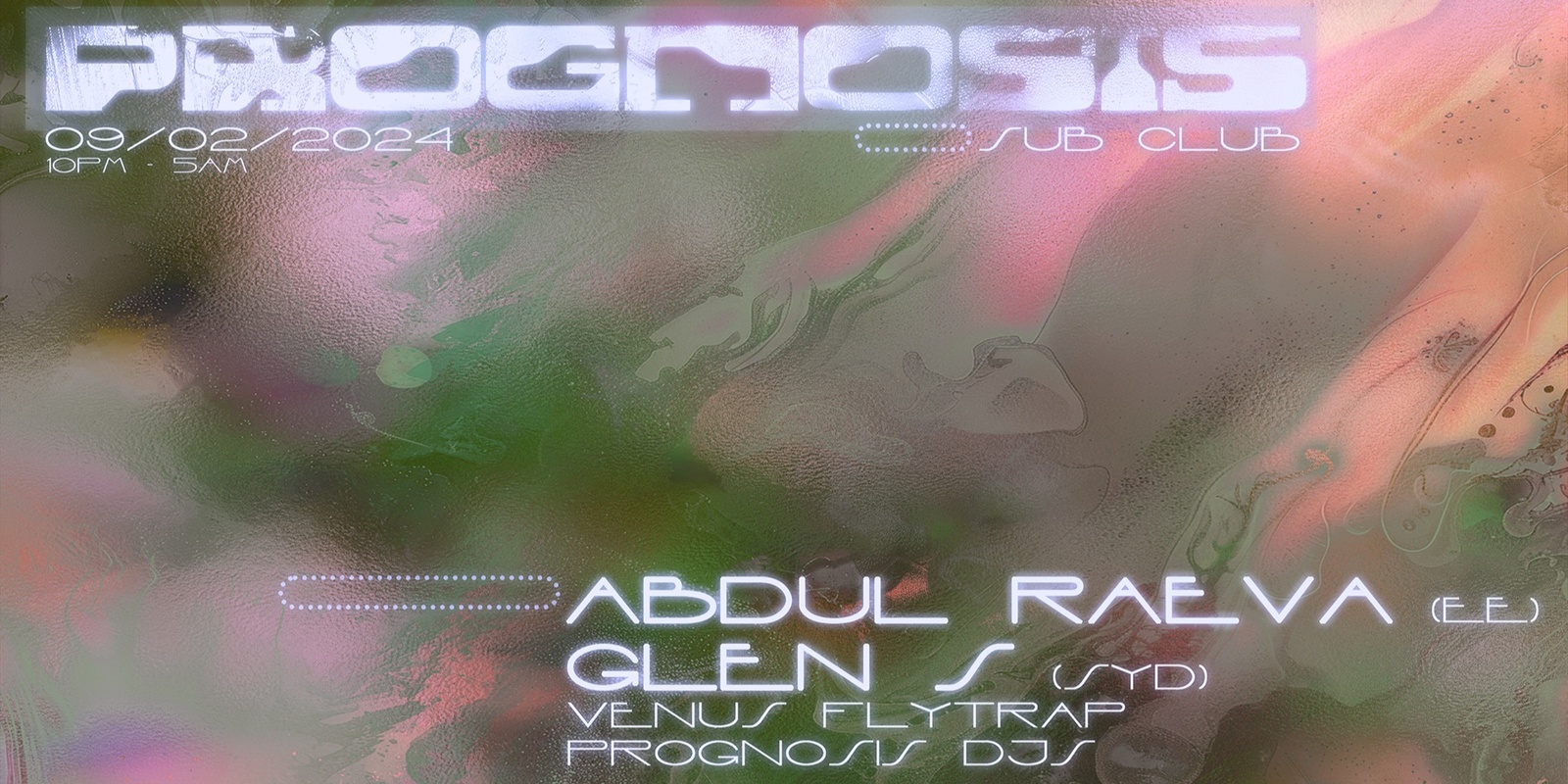 Banner image for Prognosis: Abdul Raeva (EE), Glen S & Venus Flytrap