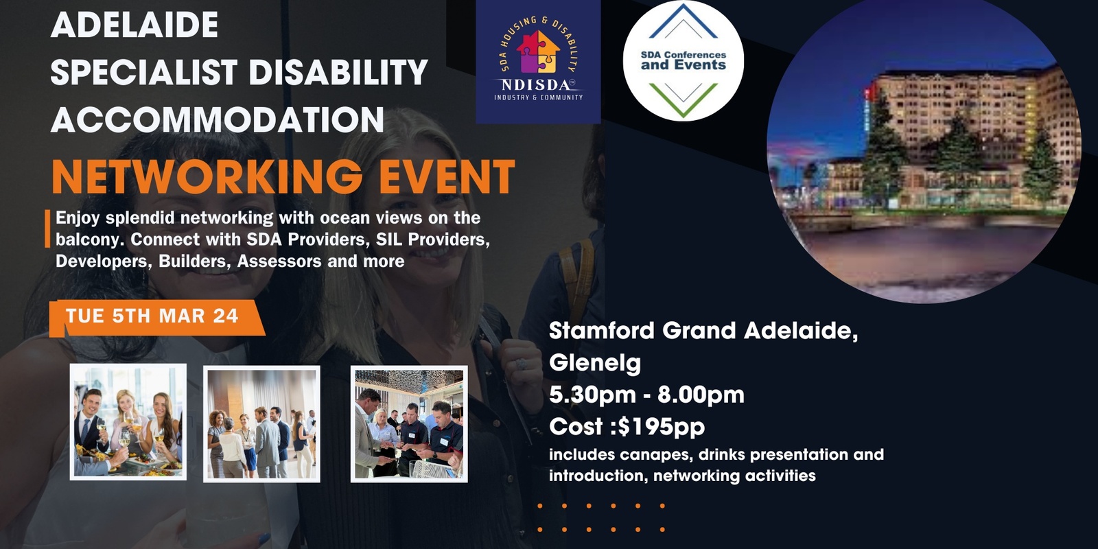Banner image for NDISDA Specialist Disability Accommodation Networking Event 