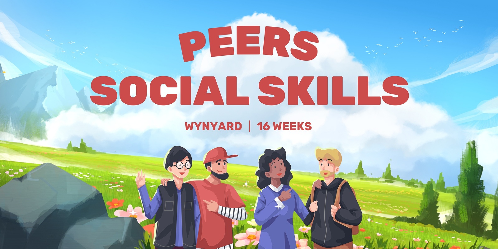 Banner image for Peers Social Skills Course: A 16-Week Program for Teens (Ages 13-18)