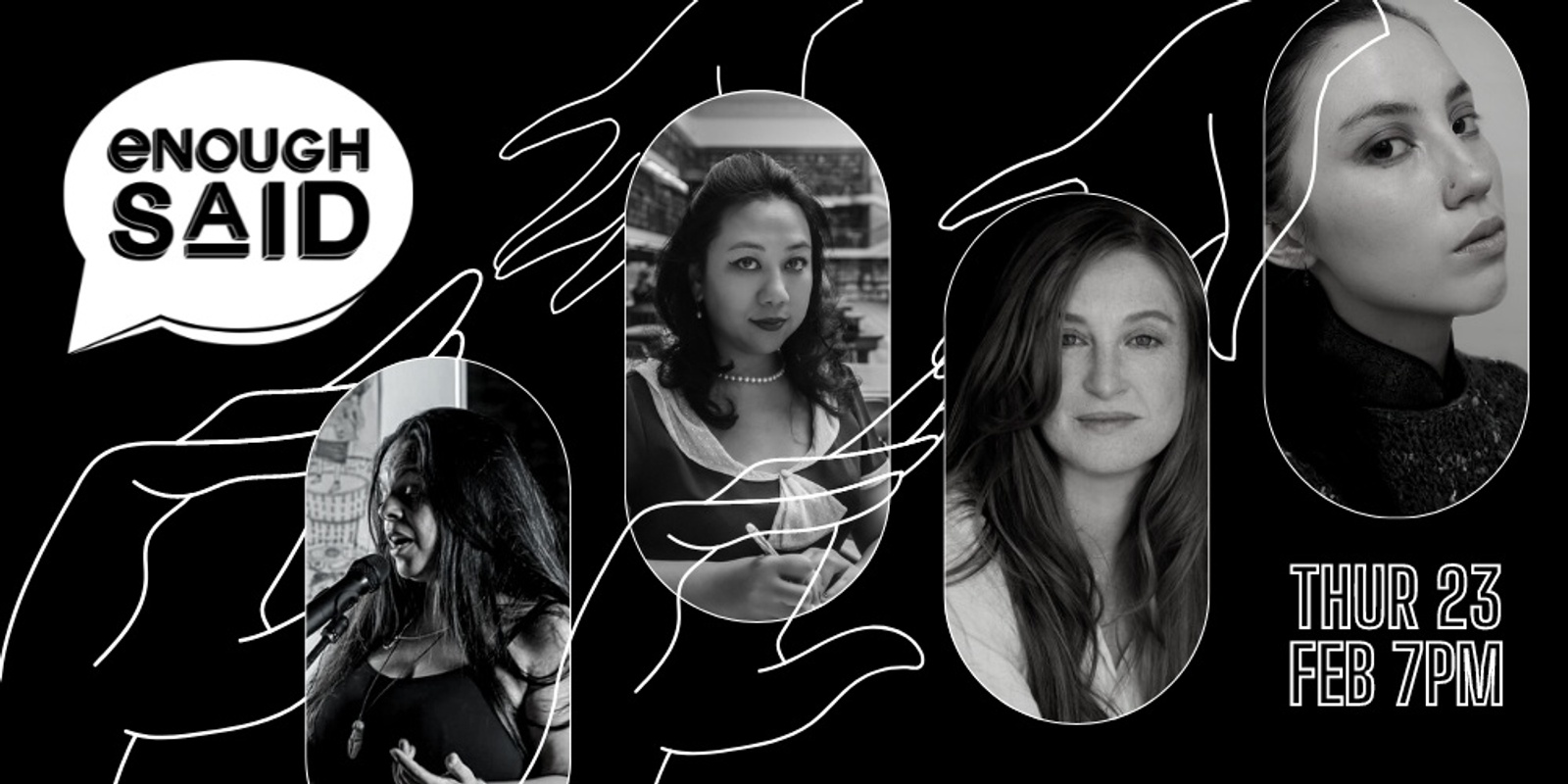 Banner image for Enough Said Poetry Slam ft. Heroines