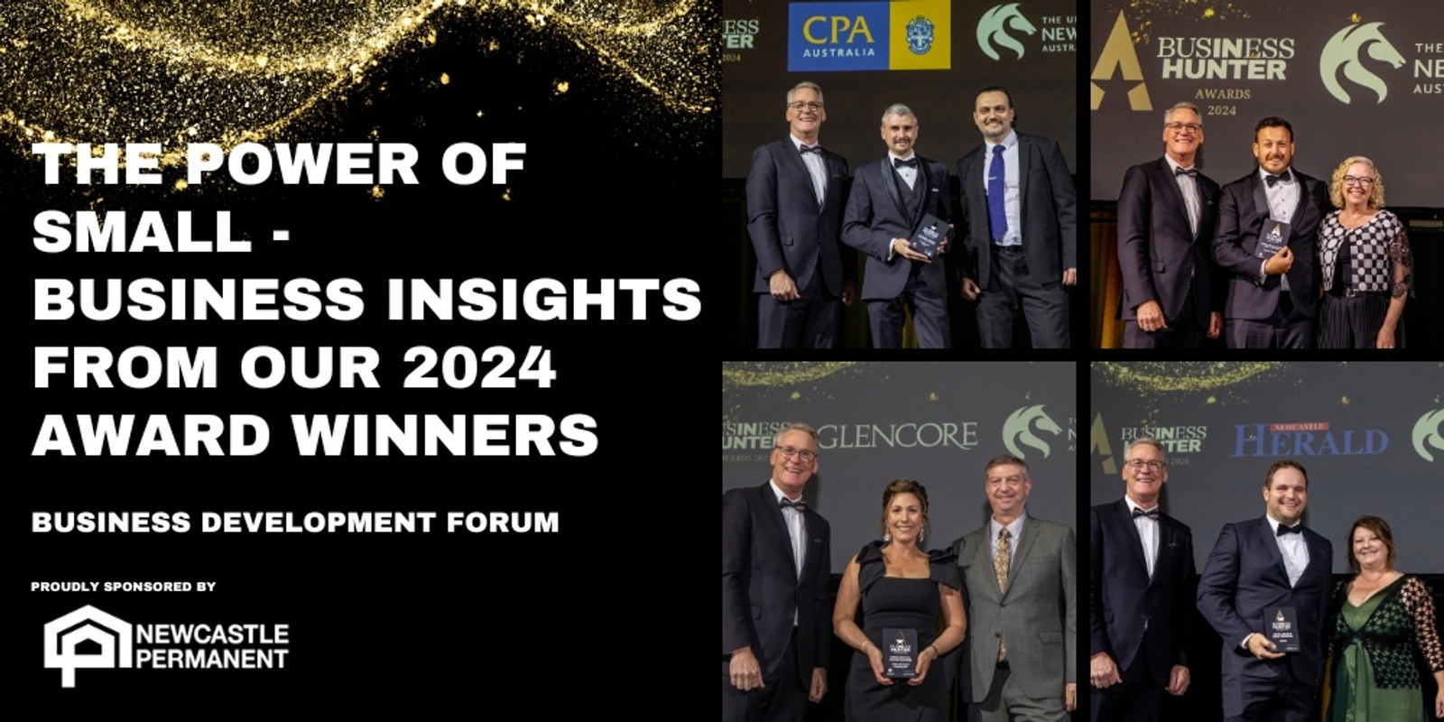 Banner image for The Power of Small - Business Insights from our 2024 Award Winners  | Business Development Forum