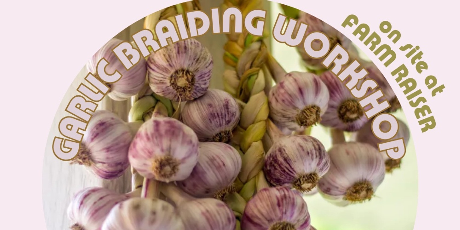 Banner image for On Farm Garlic Braiding Workshop