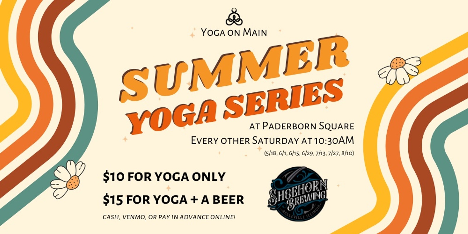 Banner image for Yoga On Main: Summer Yoga Series