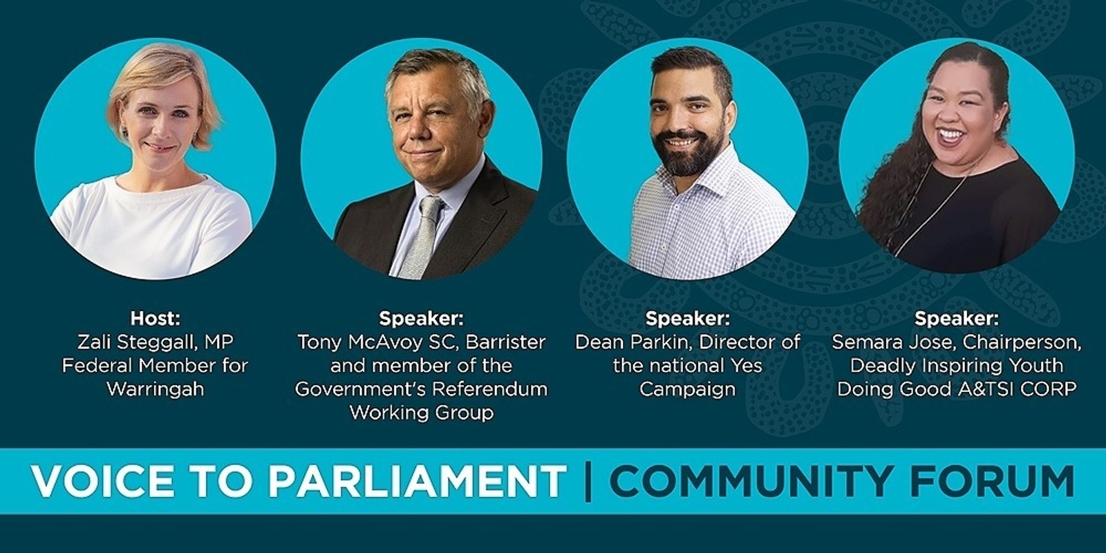 Banner image for Voice to Parliament Community Forum