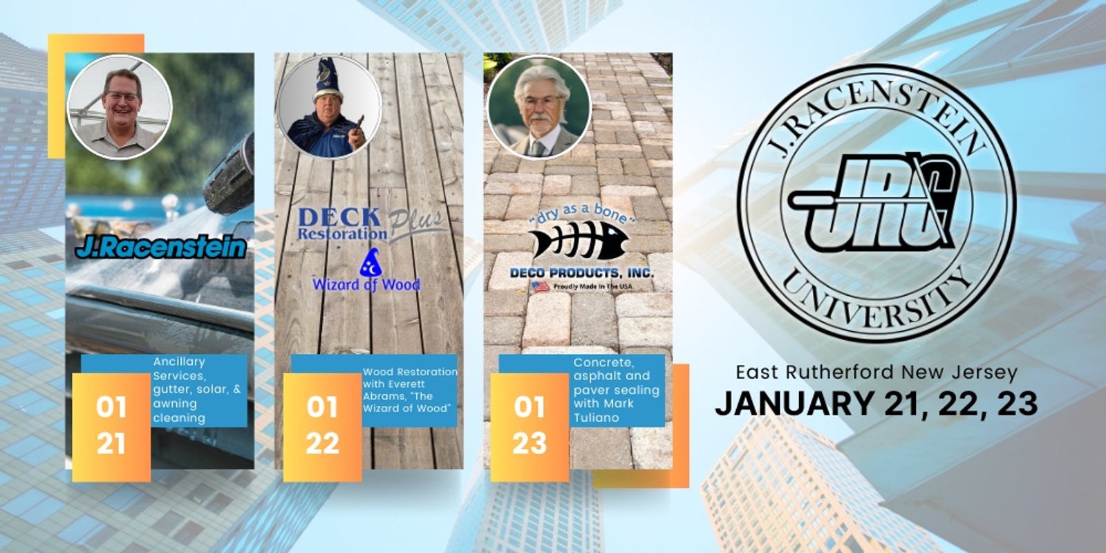 Banner image for JRC University January 21st-23rd 2025