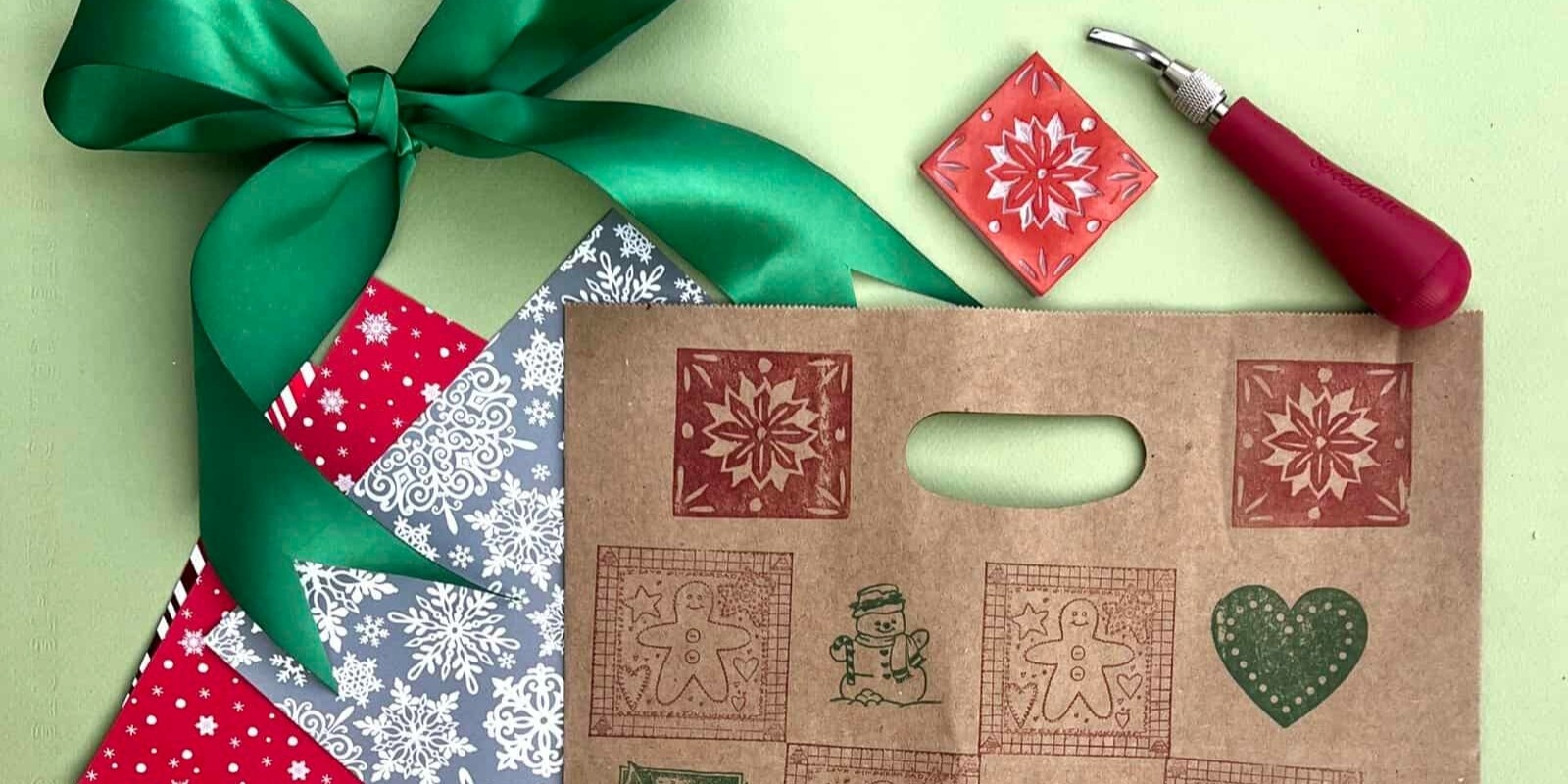 Banner image for Handmade Holiday Wrapping & Cards | Sunday