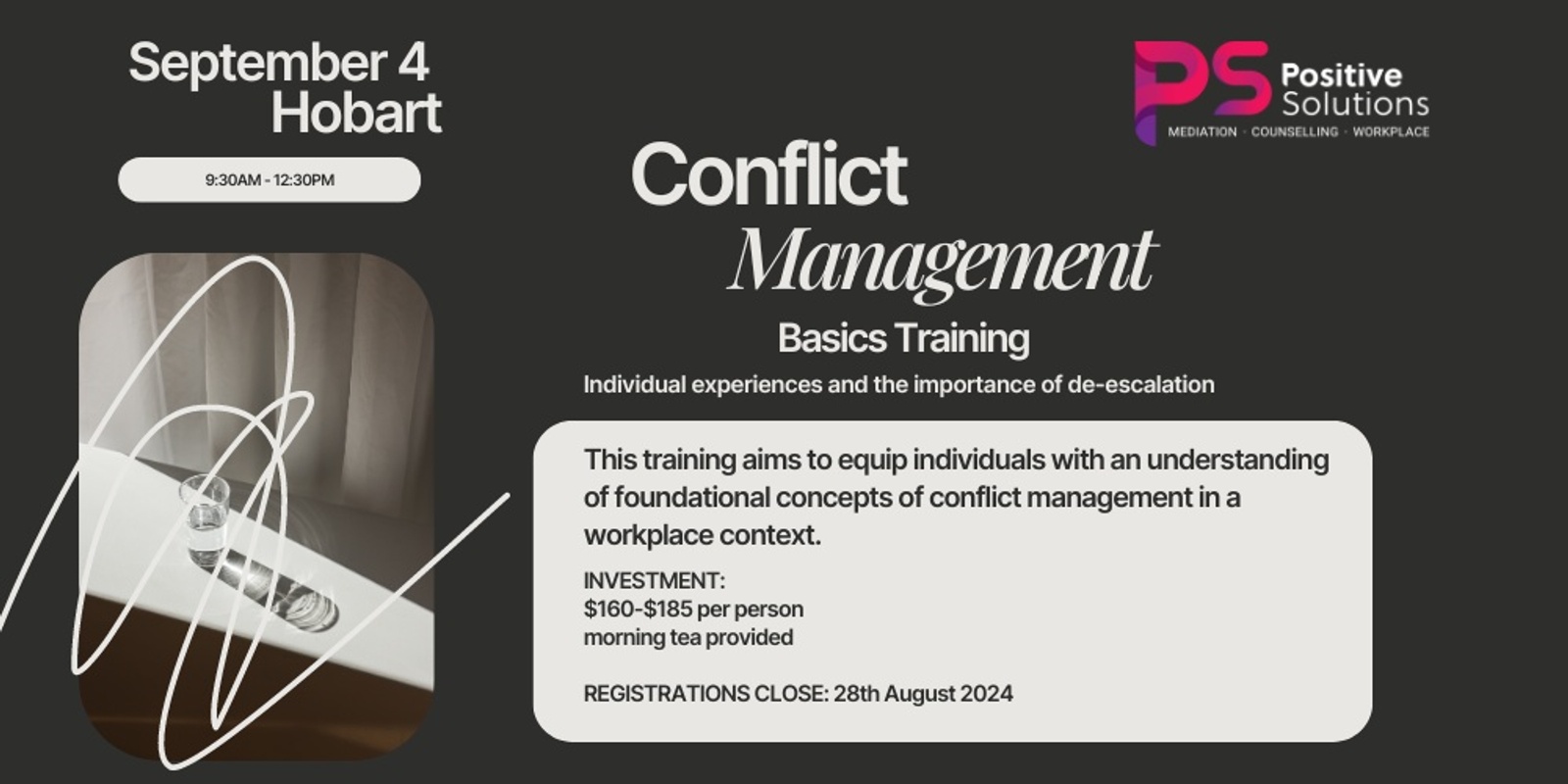 Banner image for Conflict Management: individual experiences and the importance of de-escalation