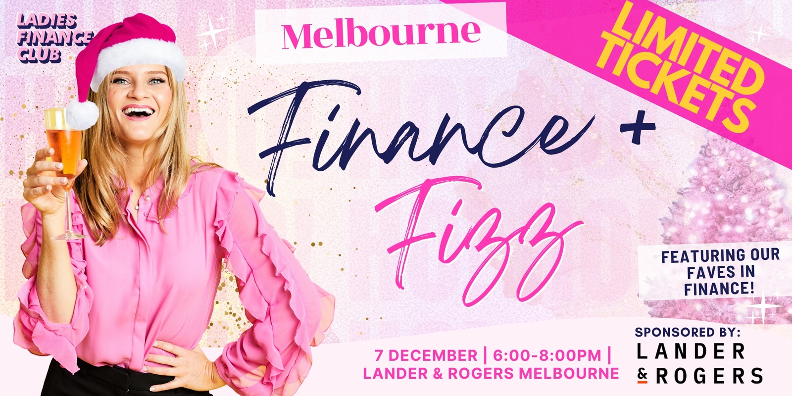 Banner image for Ladies Finance Club: Finance and Fizz Xmas - Melbourne 