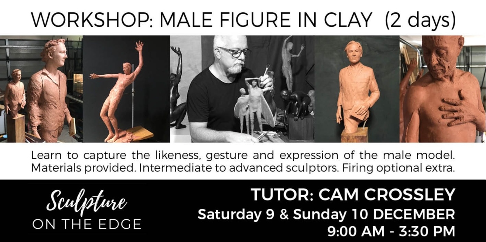 Banner image for WORKSHOP: Male Figure in Clay with Cam Crossley