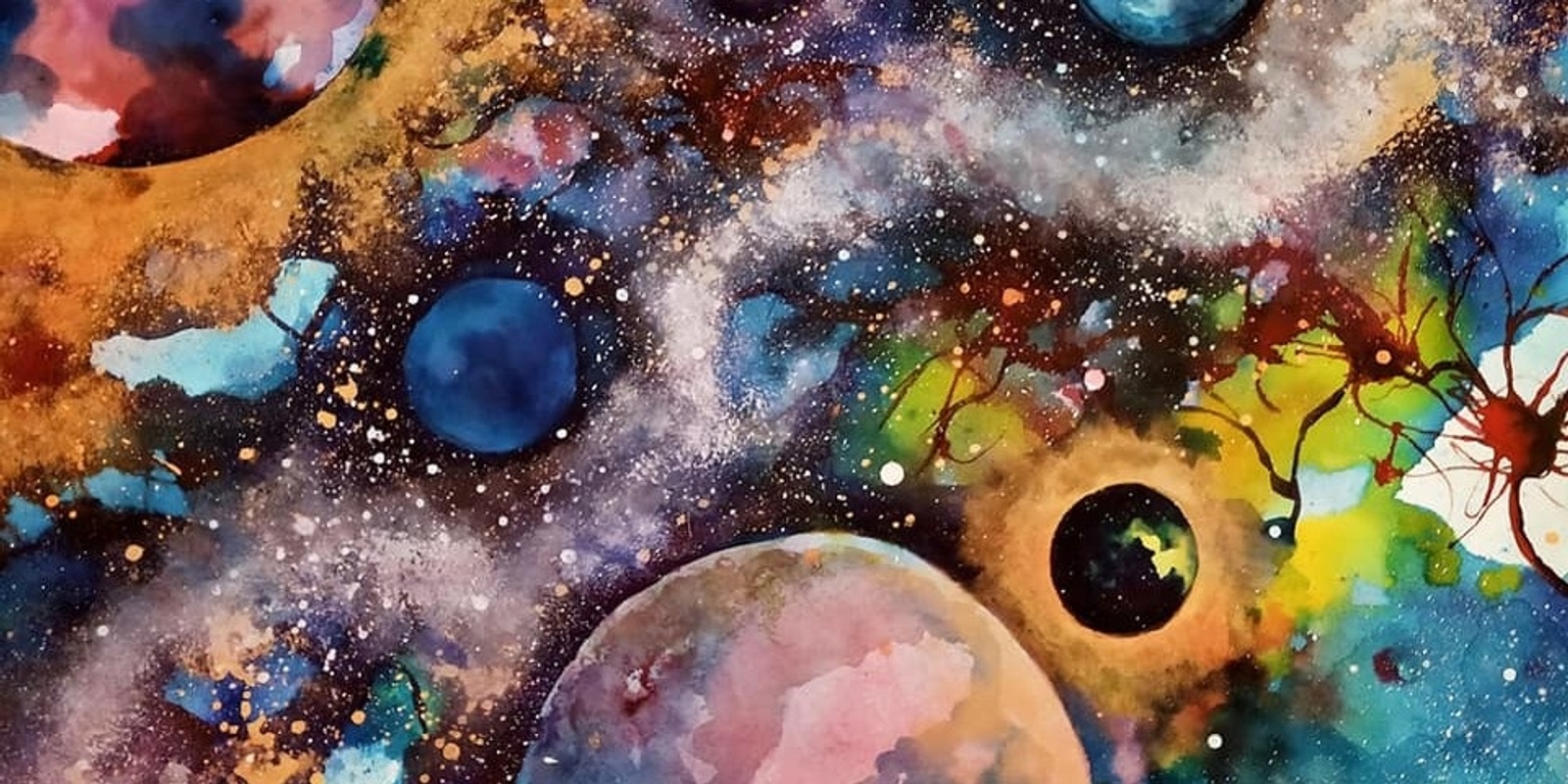 Banner image for Queer Social St Kilda: Watercolour for Beginners: Galaxies with River