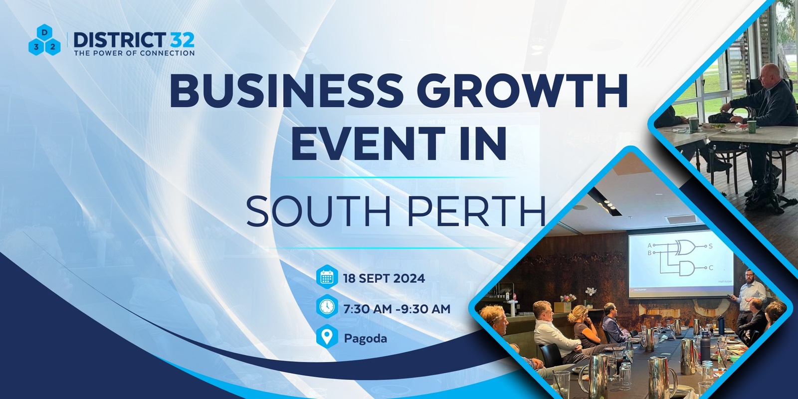 Banner image for District32 Business Networking– South Perth - Wed 18 Sep