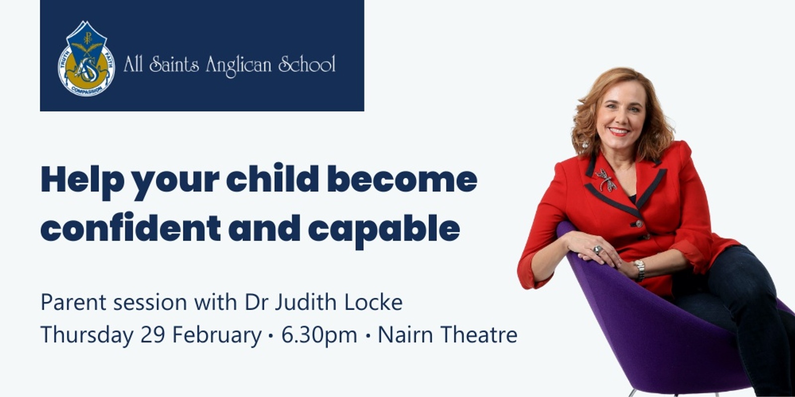 Banner image for Help Your Child Become Confident and Capable with Dr Judith Locke