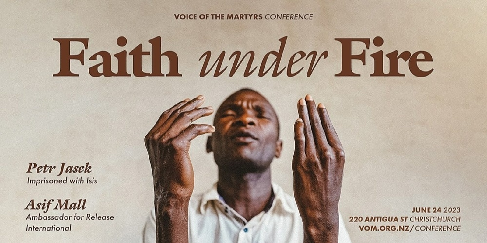 Banner image for Faith Under Fire Conference 2023