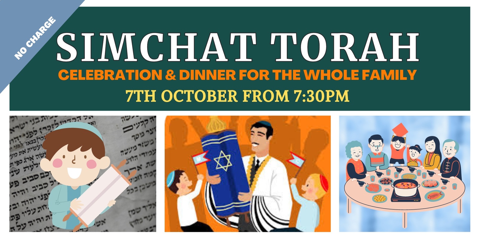 Banner image for Simchat Torah -  Celebration & Dinner