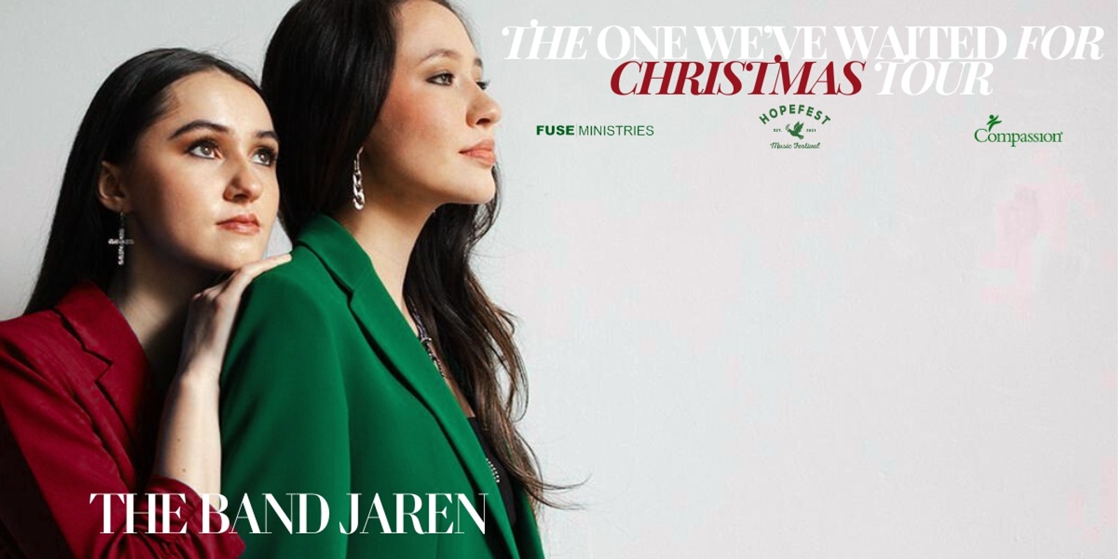 Banner image for The One We've Waited For Christmas Tour - The Band JAREN