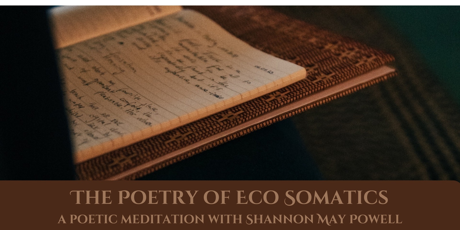 Banner image for The Poetry of Eco Somatics