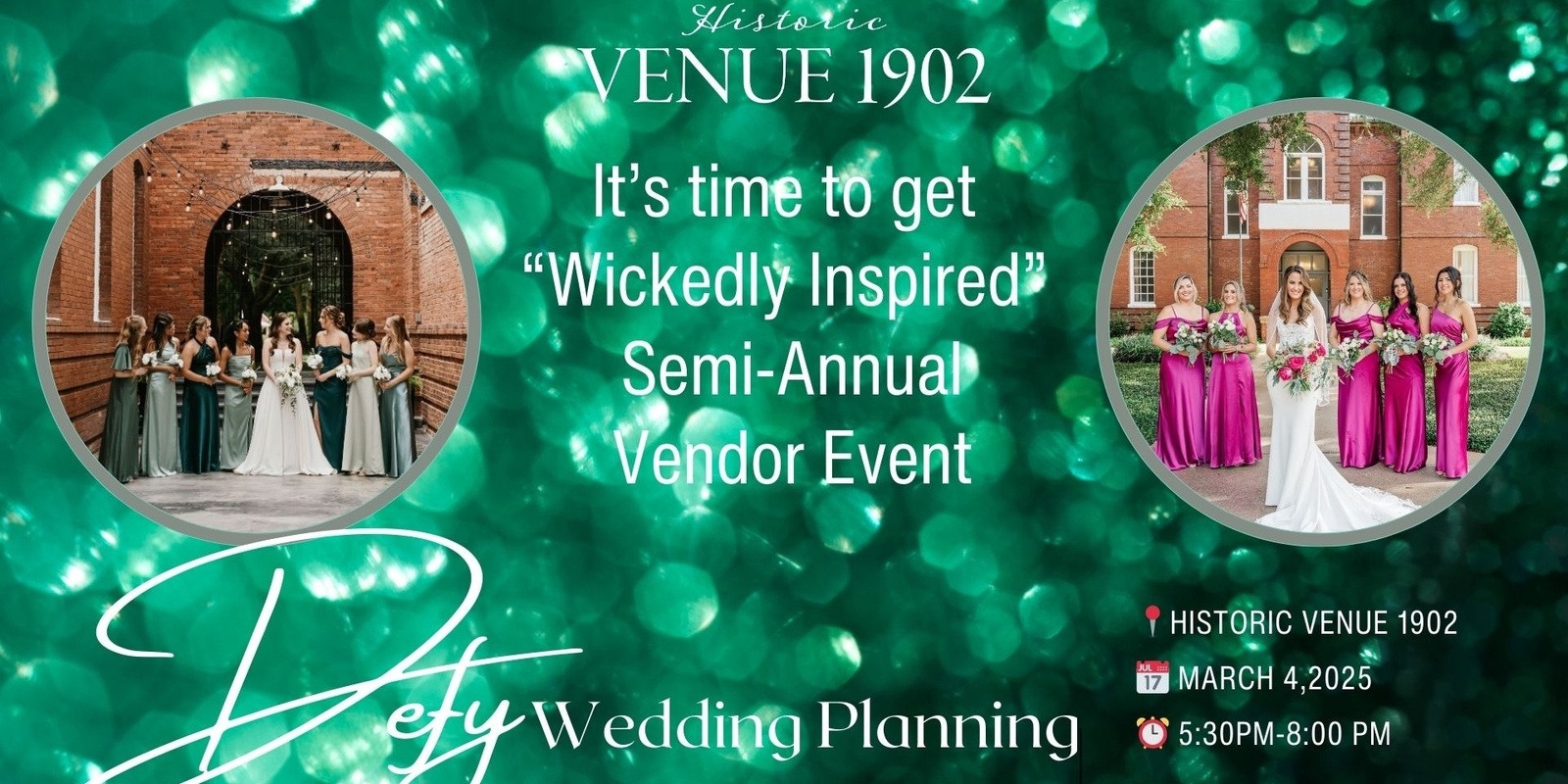 Banner image for Defy Wedding Planning - Historic Venue 1902 Semi-annual Vendor Event