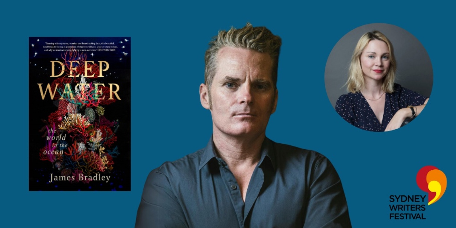 Banner image for Sydney Writers' Festival: Deep Water with James Bradley