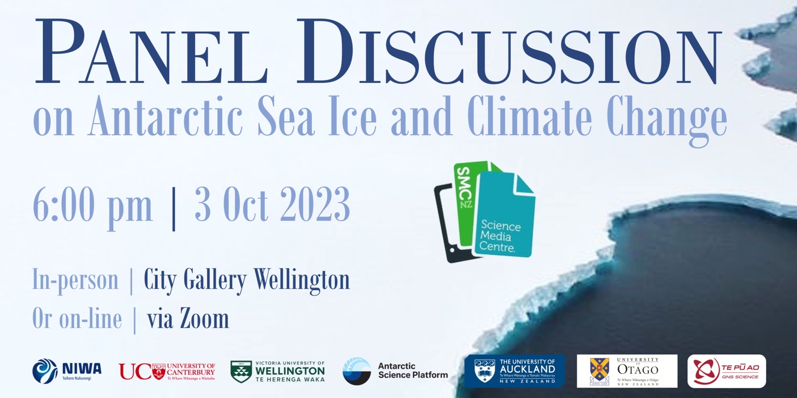 Banner image for Panel Discussion | Antarctic sea ice and climate change