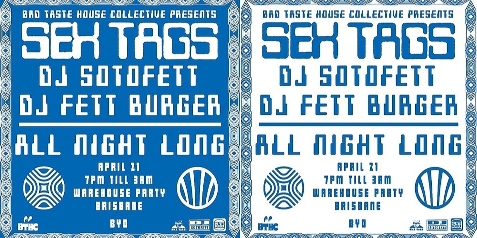 Banner image for BTHC pres. SEX TAGS (All Night Long)