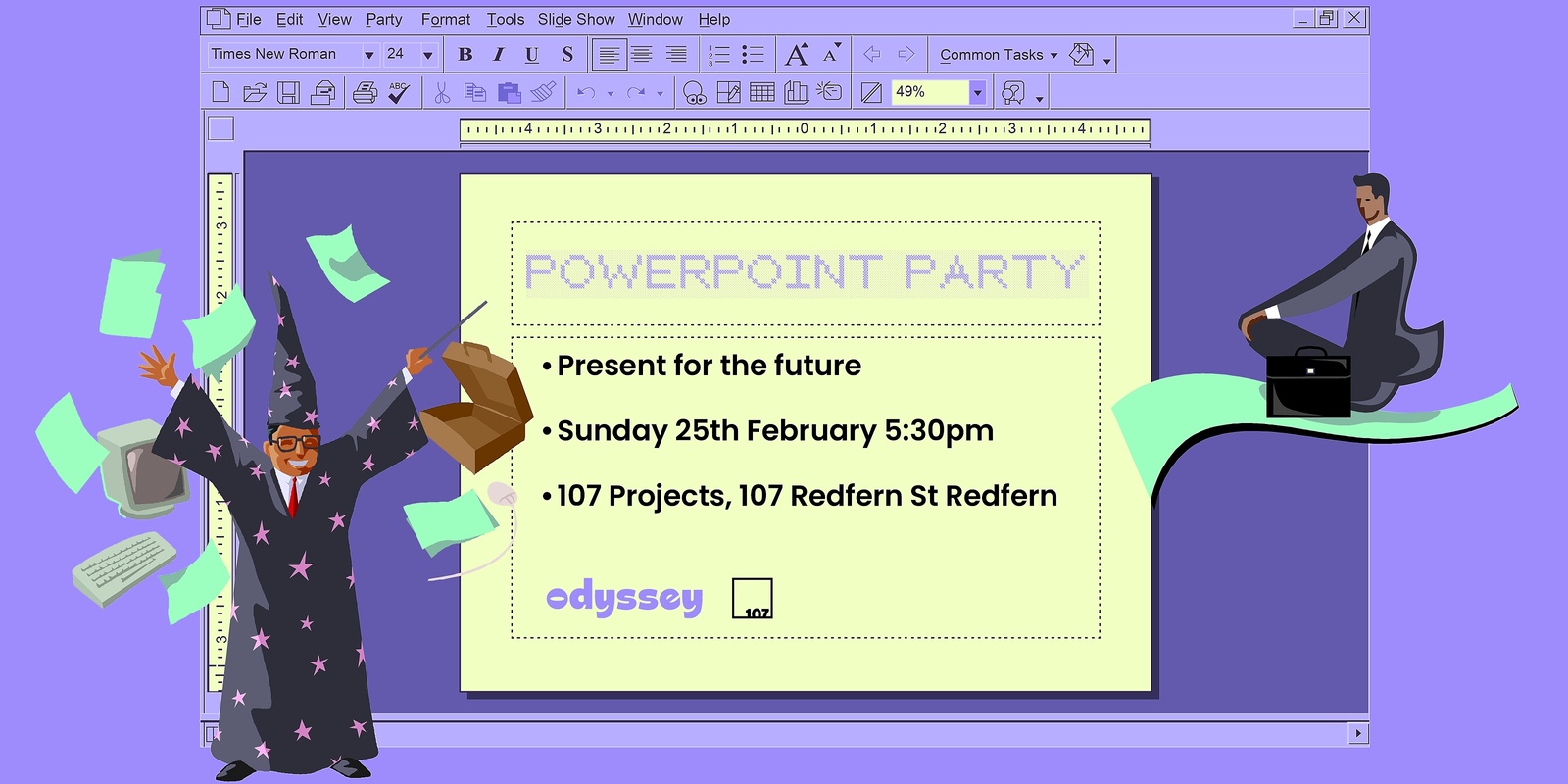 Banner image for Powerpoint Party - 107 Projects