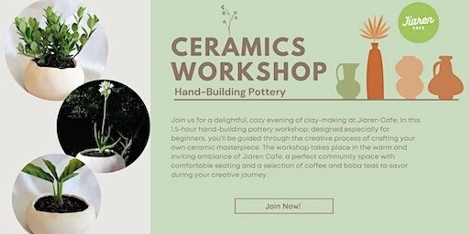 Banner image for Ceramic Hand Building Night: Craft, Create, Connect - Chubby Hands Ceramic