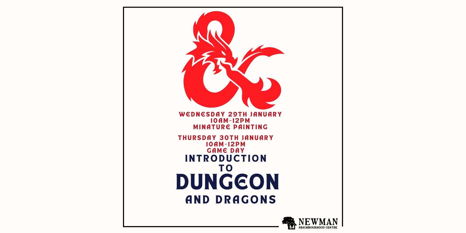 Banner image for Introduction to Dungeon and Dragons