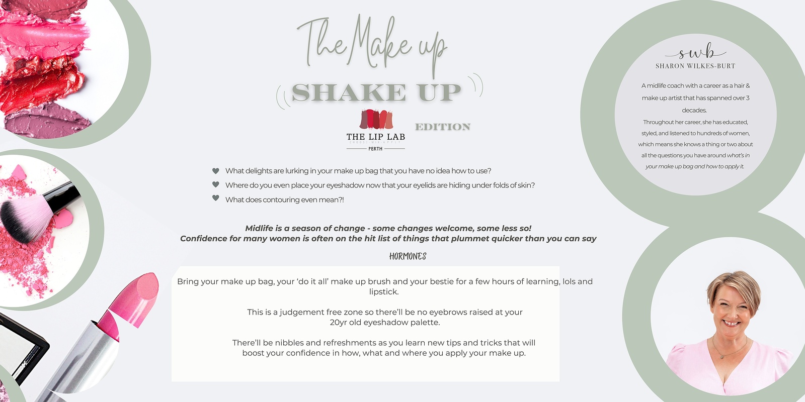 Banner image for The Make-up Shake up - Lip Lab Edition