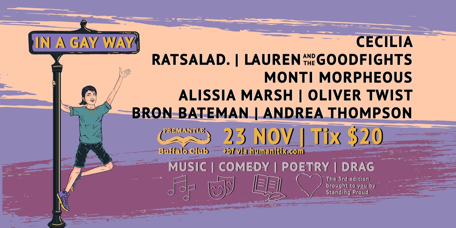 Banner image for IN A GAY WAY 3rd Edition Ft. CECILIA | RATSALAD. | LAUREN AND THE GOODFIGHTS + more