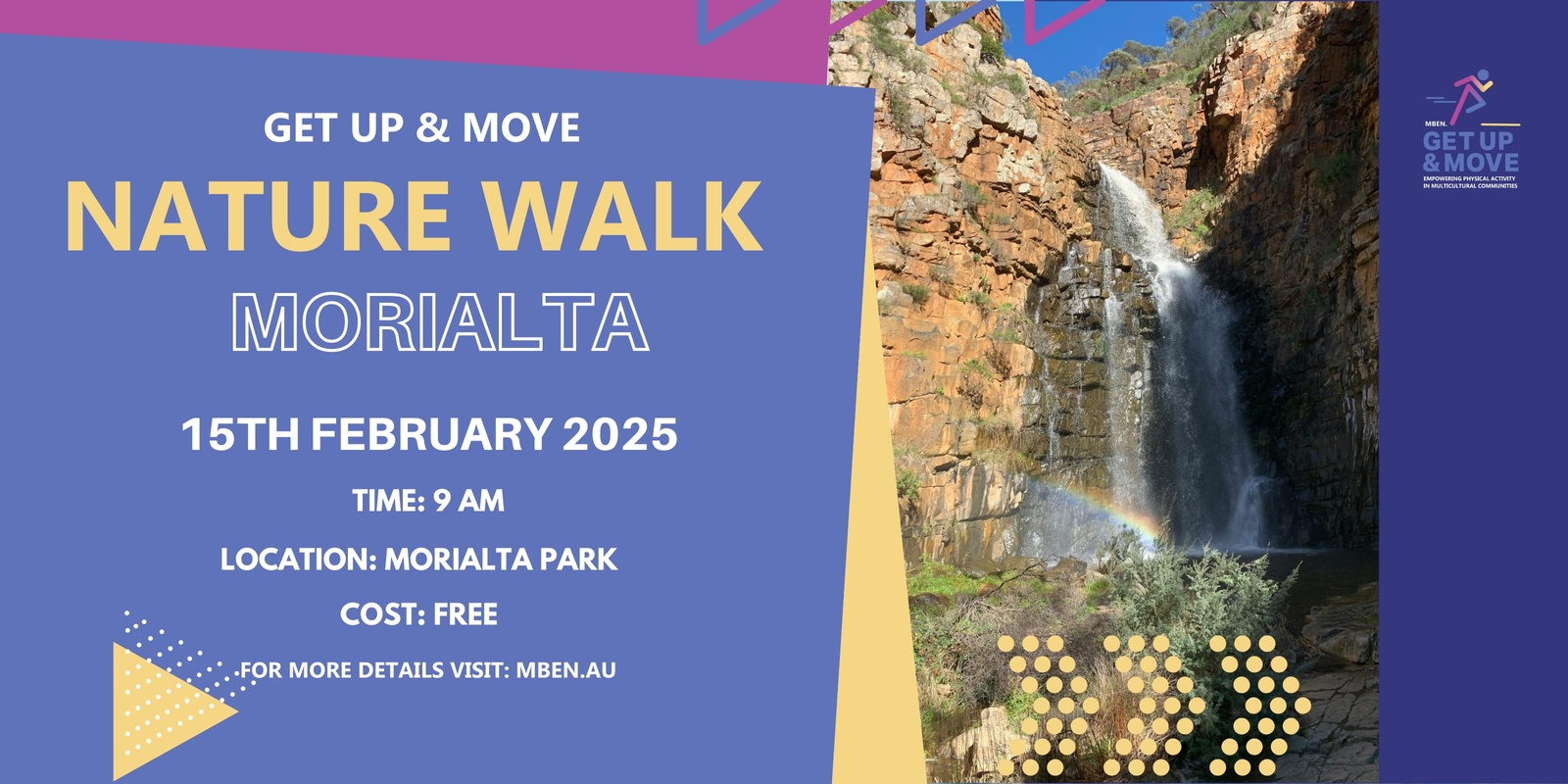 Banner image for MBEN: Morialta Park Walk