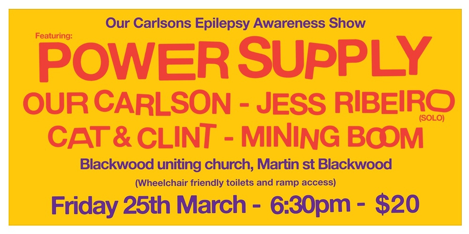 Banner image for Our Carlson's Epilepsy Awareness Show