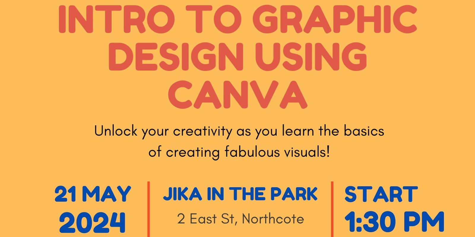 Banner image for Introduction to Graphic Design with Canva May 2024