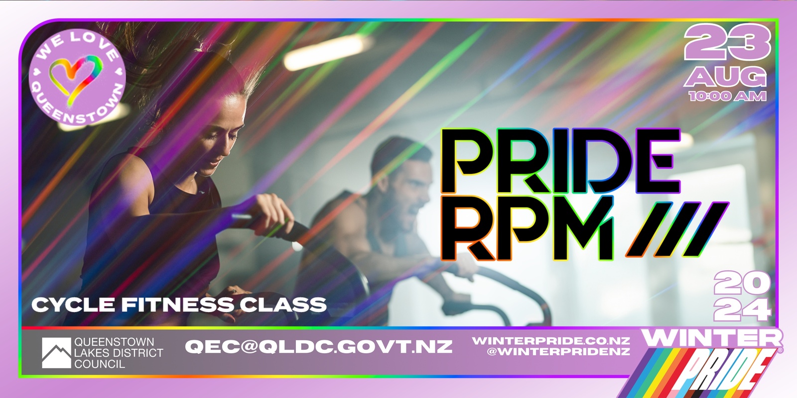 Banner image for Pride RPM Workout 2024