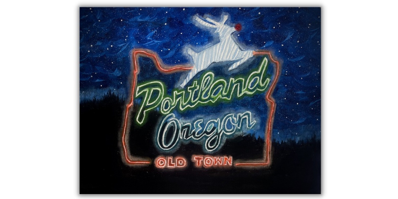 Banner image for It's a PDX Christmas Instructed Painting Event