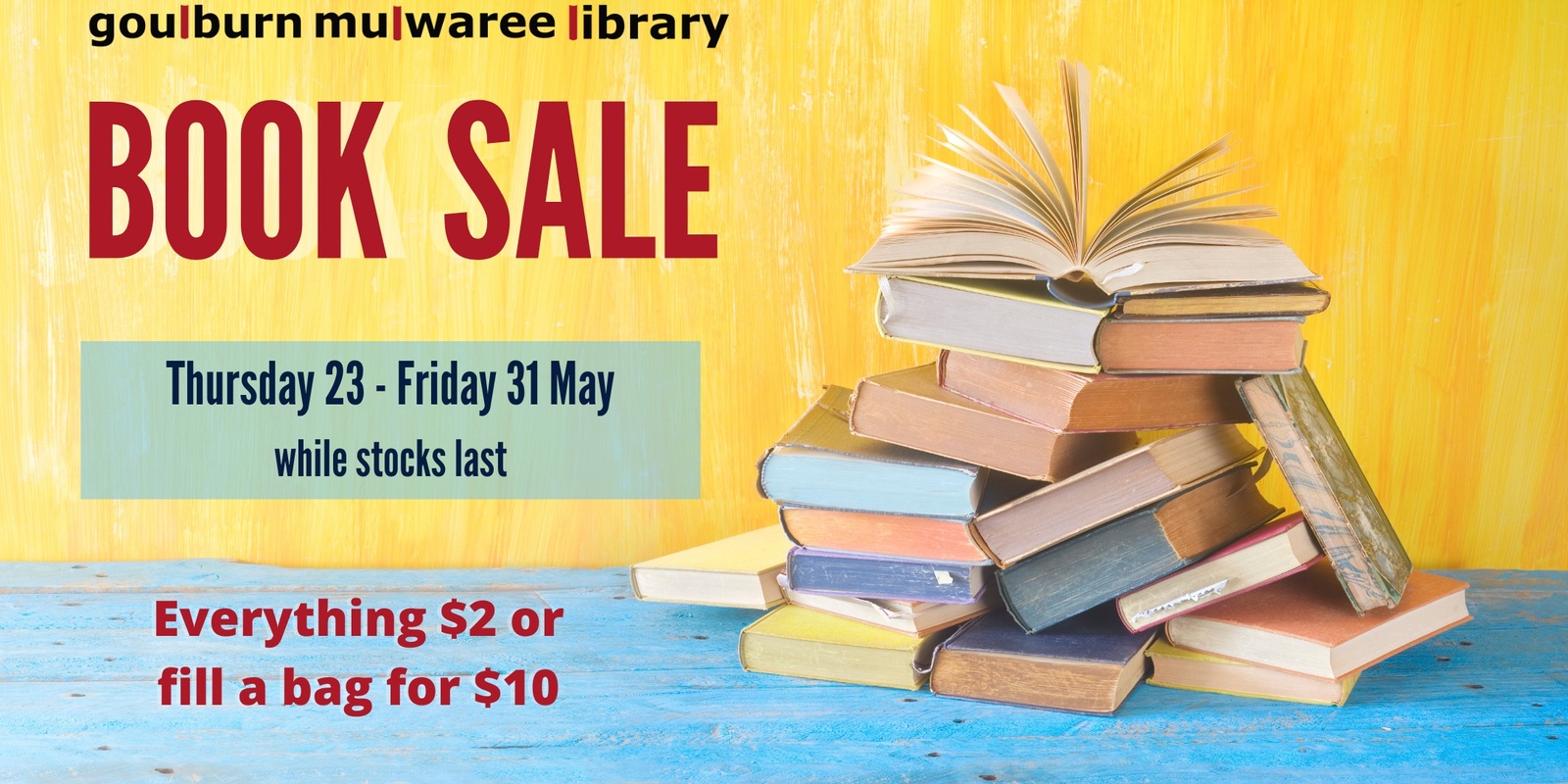 Banner image for Library Book Sale