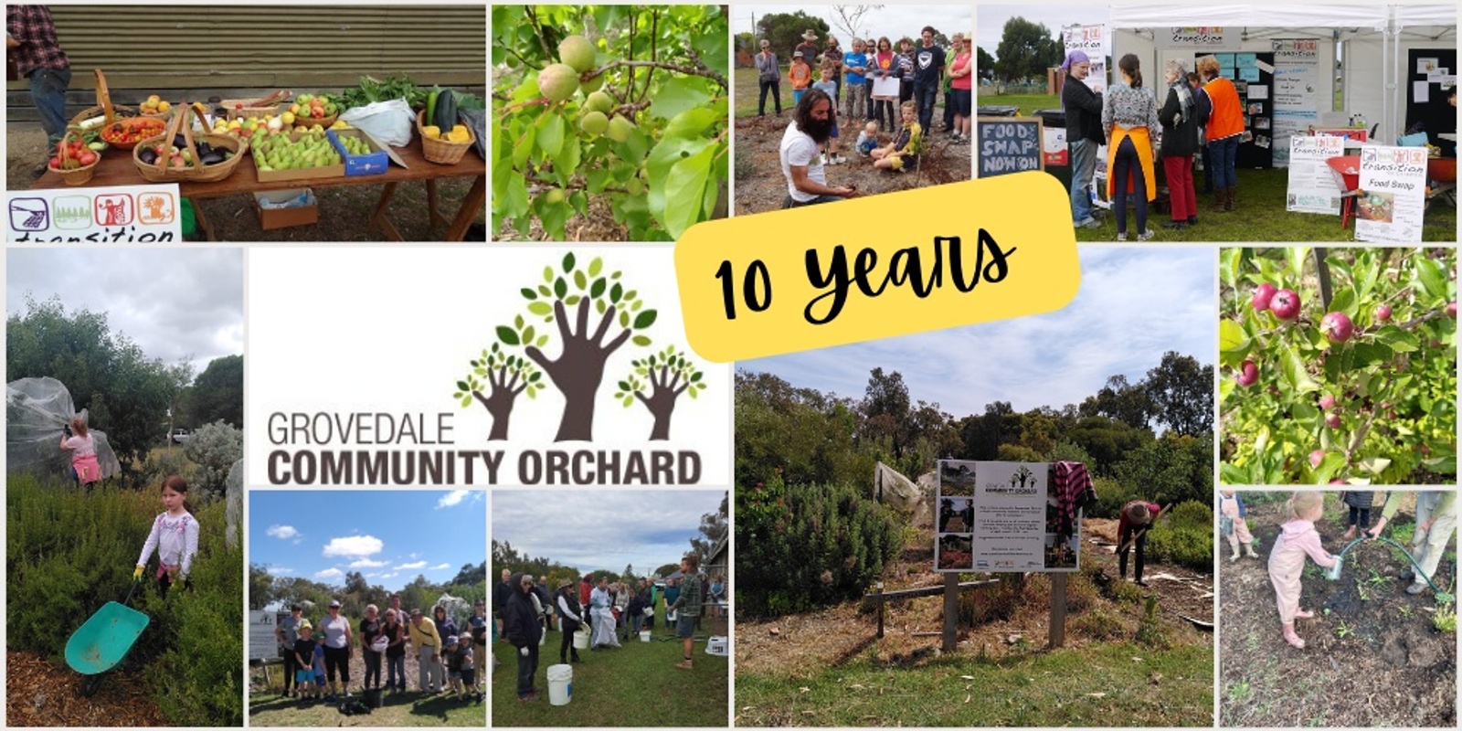 Banner image for Grovedale Community Orchard 10th Year Anniversary