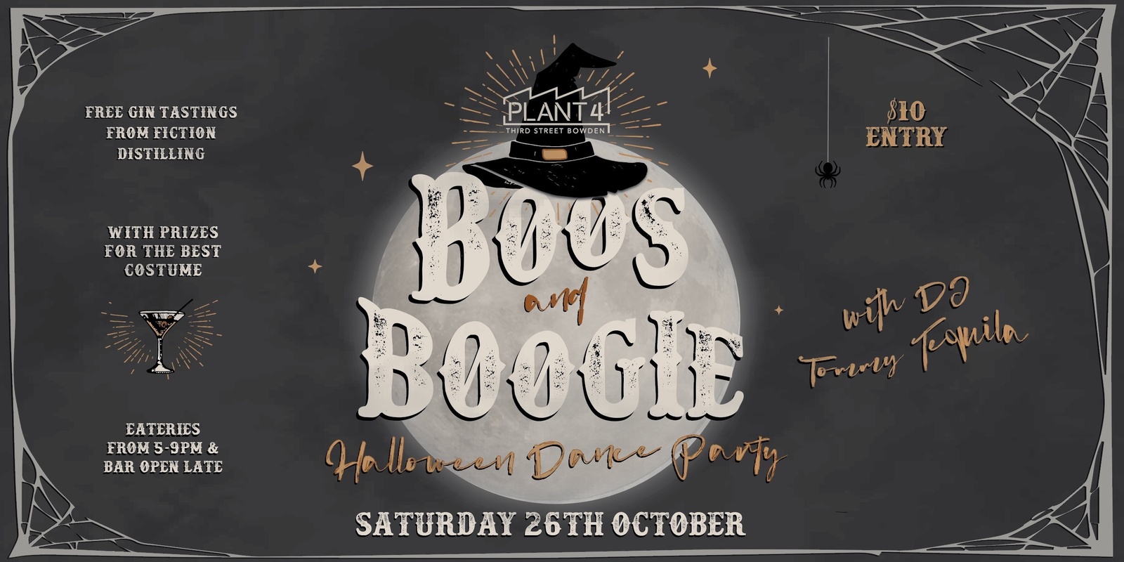 Banner image for Boos & Boogie - Halloween Dance Party at Plant 4