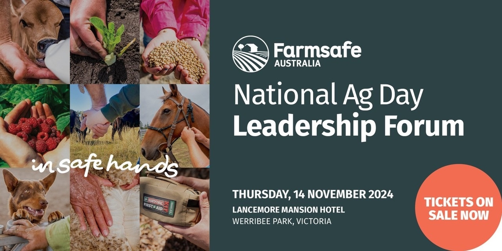 Banner image for Farmsafe Australia National Ag Day Leadership Forum: In Safe Hands