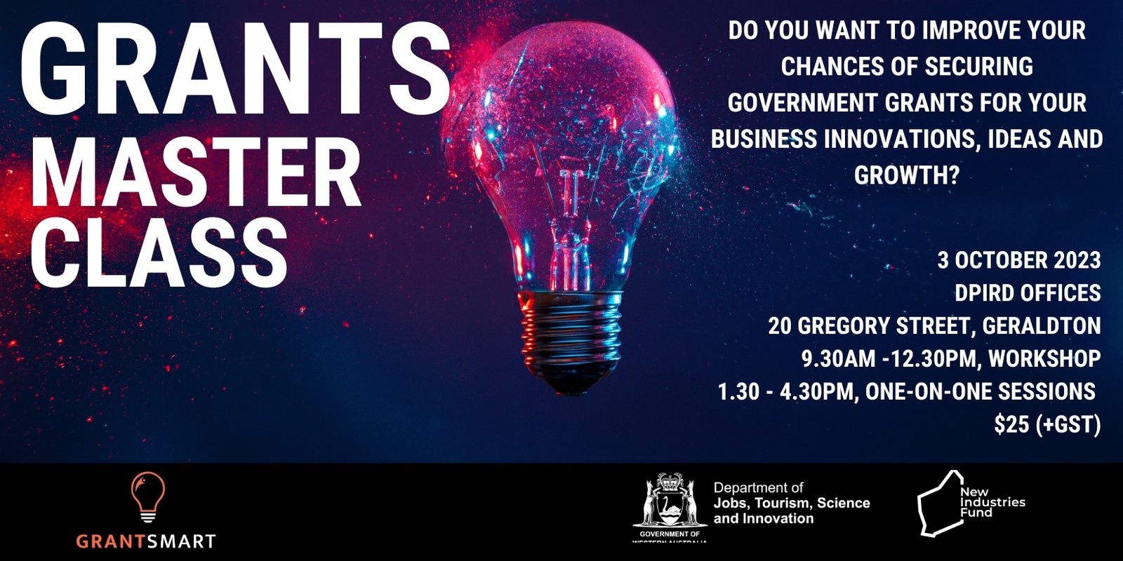 Banner image for Regional Government Grants Masterclass Series - Mid West